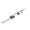 מבט מפורק מספר 2 על רכיבי ראש הסמרור Gage Bilt LGP12-205-31OBC - Exploded component view 2 of Gage Bilt LGP12-205-31OBC nose assembly