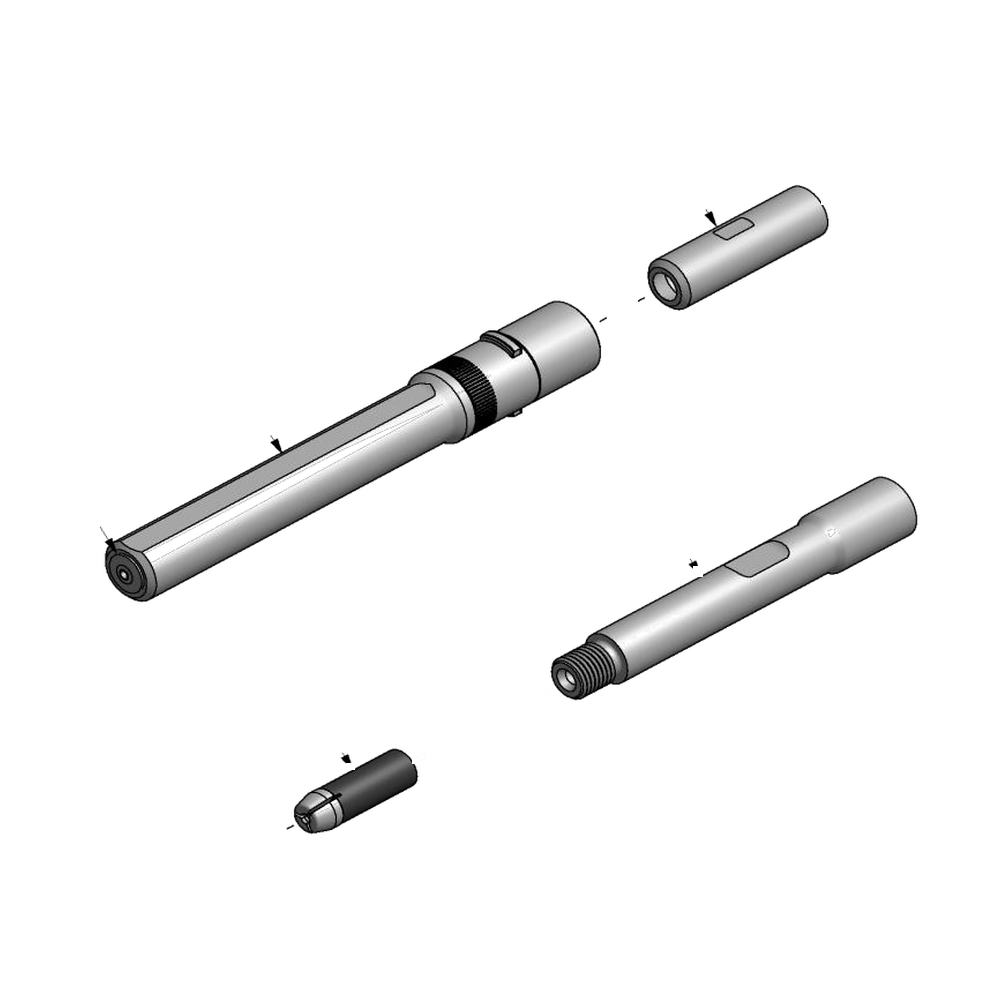 מבט מפורק מספר 2 על רכיבי ראש הסמרור Gage Bilt MBC04-752C-45 - Exploded component view 2 of Gage Bilt MBC04-752C-45 nose assembly
