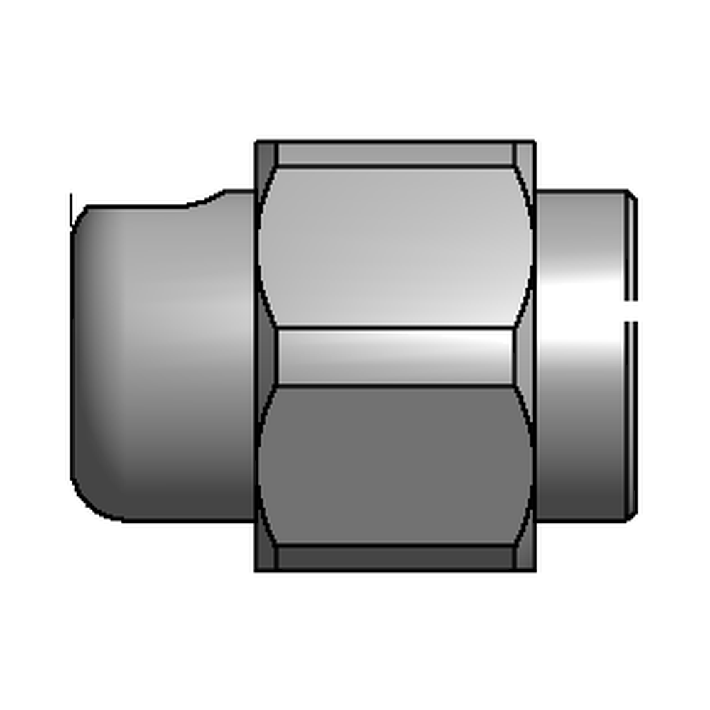 תצוגת מוצר נקייה של ראש סמרור Gage Bilt LB12-756-06 על רקע לבן - Clean product view of Gage Bilt LB12-756-06 nose assembly on a white background