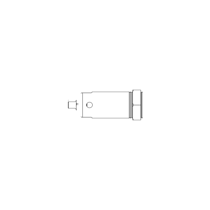 תצוגת מוצר נקייה של ראש סמרור Gage Bilt 4SS-743-20 על רקע לבן - Clean product view of Gage Bilt 4SS-743-20 nose assembly on a white background