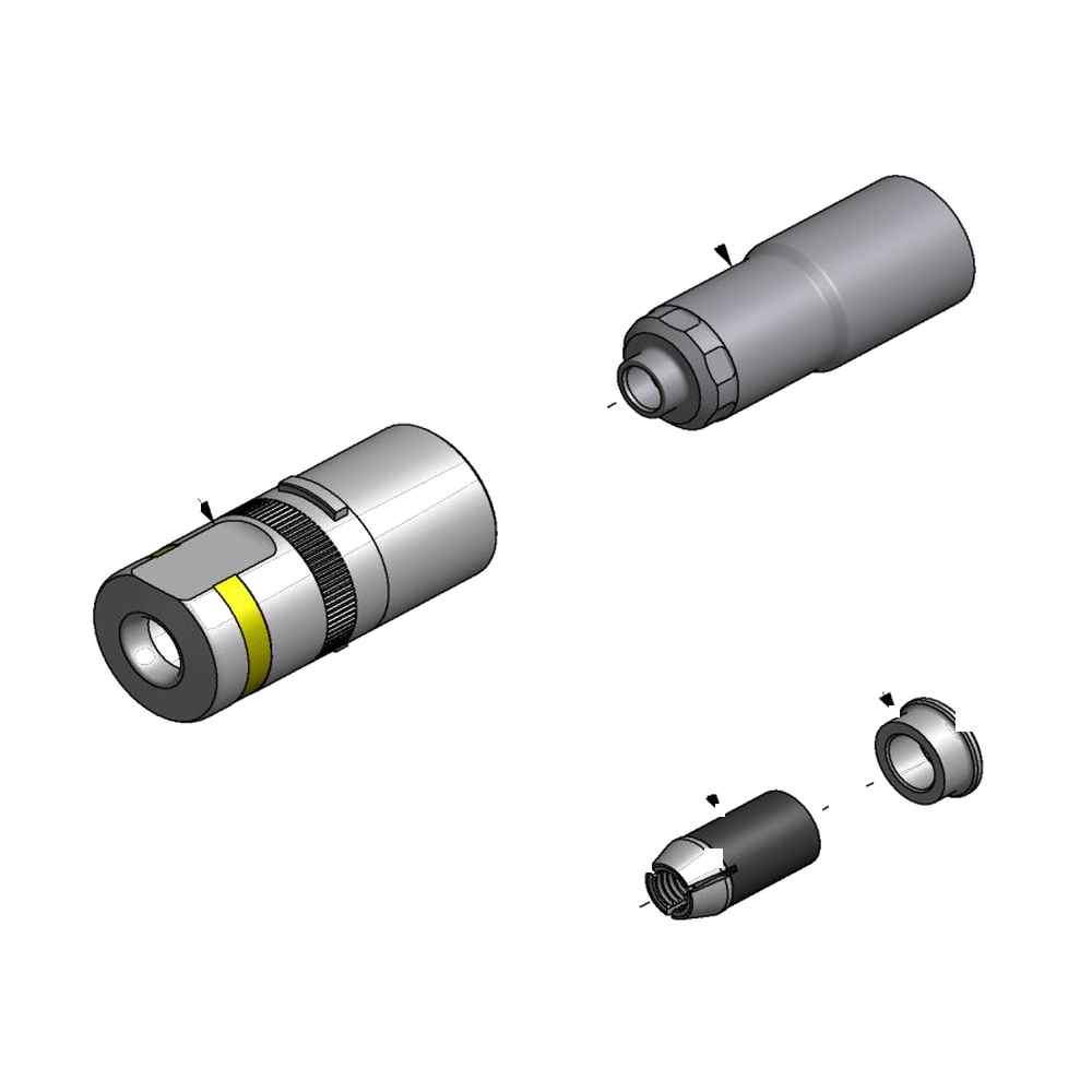 מבט מפורק מספר 2 על רכיבי ראש הסמרור Gage Bilt LGP10-2581-12 - Exploded component view 2 of Gage Bilt LGP10-2581-12 nose assembly