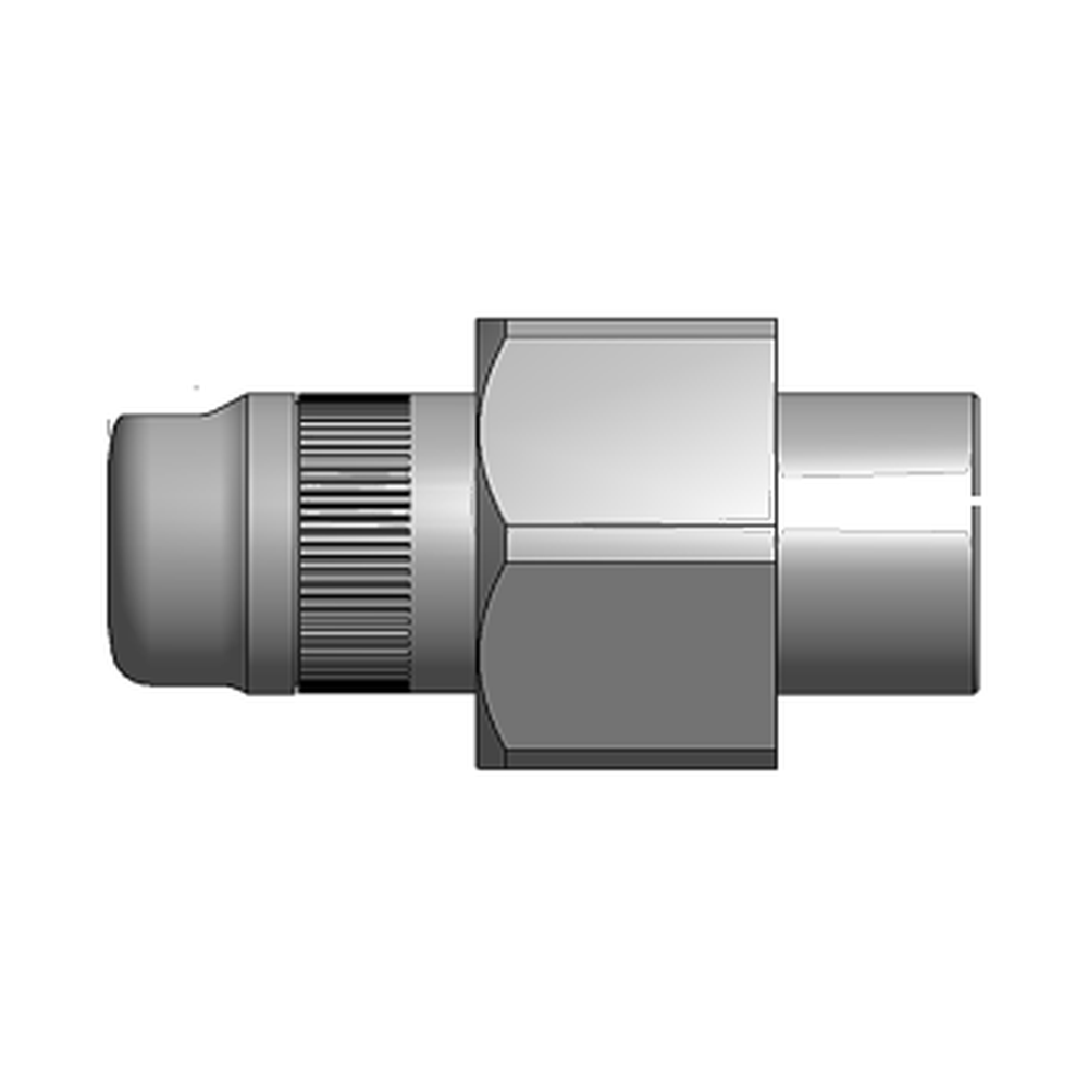 תצוגת מוצר נקייה של ראש סמרור Gage Bilt NAS06-2480-10 על רקע לבן - Clean product view of Gage Bilt NAS06-2480-10 nose assembly on a white background
