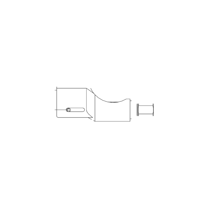 תצוגת מוצר נקייה של ראש סמרור Gage Bilt 456MAX-781A-43 על רקע לבן - Clean product view of Gage Bilt 456MAX-781A-43 nose assembly on a white background