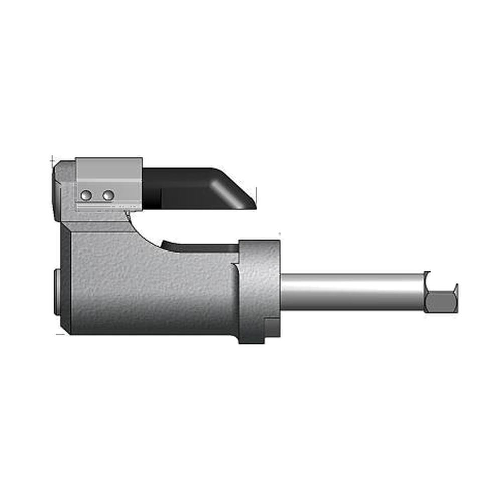 תצוגת מוצר נקייה של ראש סמרור Gage Bilt NAST05-204C-25OS על רקע לבן - Clean product view of Gage Bilt NAST05-204C-25OS nose assembly on a white background