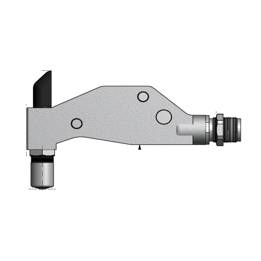 תצוגת מוצר נקייה של ראש סמרור Gage Bilt SMLS06-704-54RA על רקע לבן - Clean product view of Gage Bilt SMLS06-704-54RA nose assembly on a white background