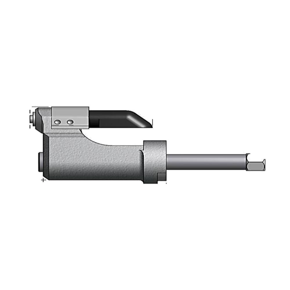 תצוגת מוצר נקייה של ראש סמרור Gage Bilt 5N-204-27OS על רקע לבן - Clean product view of Gage Bilt 5N-204-27OS nose assembly on a white background