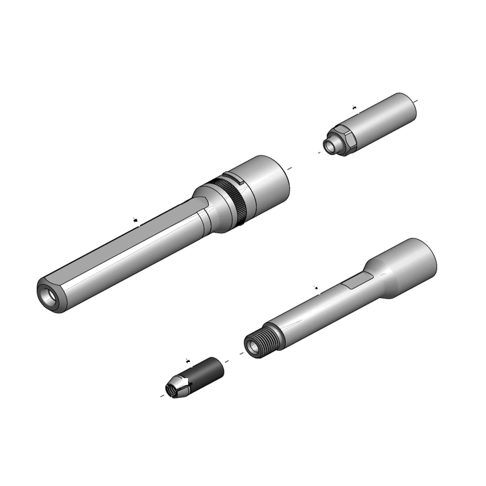 מבט מפורק מספר 2 על רכיבי ראש הסמרור Gage Bilt MGP6-2581-48 - Exploded component view 2 of Gage Bilt MGP6-2581-48 nose assembly