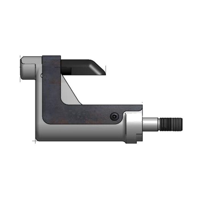 תצוגת מוצר נקייה של ראש סמרור Gage Bilt NAS08-36OSSG על רקע לבן - Clean product view of Gage Bilt NAS08-36OSSG nose assembly on a white background