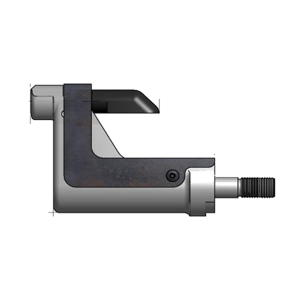 תצוגת מוצר נקייה של ראש סמרור Gage Bilt NAS08-36OSSG על רקע לבן - Clean product view of Gage Bilt NAS08-36OSSG nose assembly on a white background