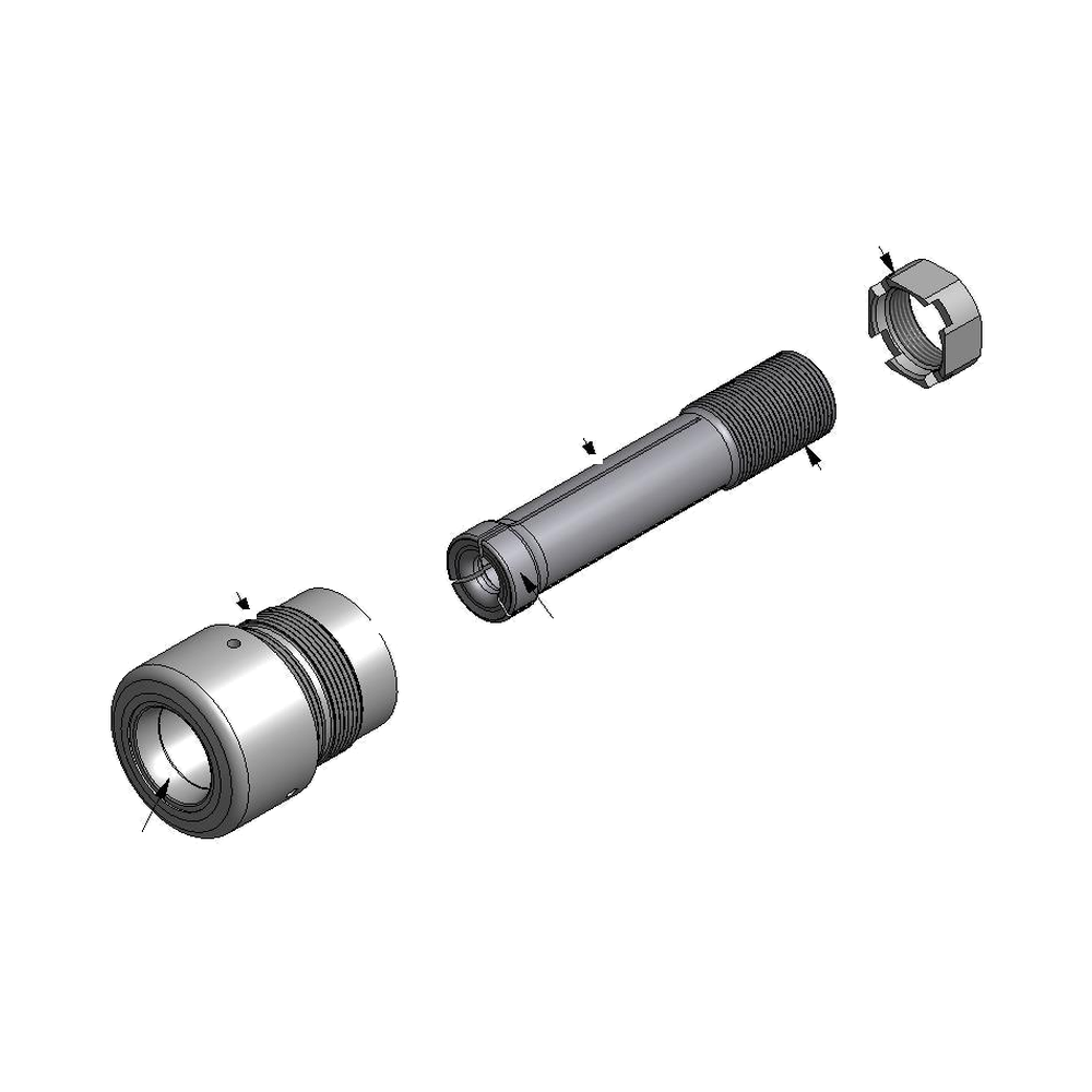 מבט מפורק מספר 2 על רכיבי ראש הסמרור Gage Bilt EZ20-20SF-10 - Exploded component view 2 of Gage Bilt EZ20-20SF-10 nose assembly