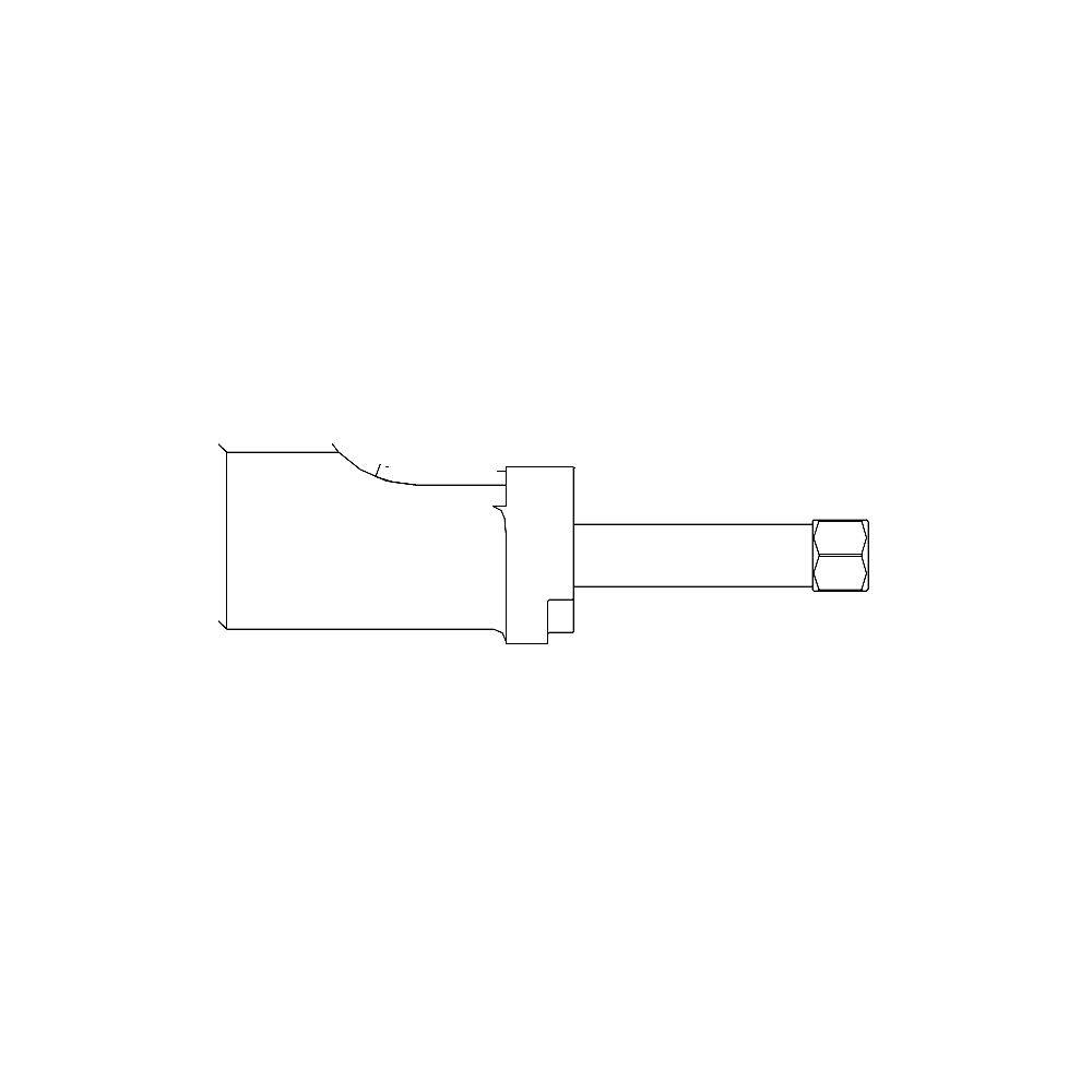 תצוגת מוצר נקייה של ראש סמרור Gage Bilt MBC-204D-27OS על רקע לבן - Clean product view of Gage Bilt MBC-204D-27OS nose assembly on a white background