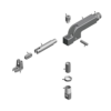מבט מפורק מספר 2 על רכיבי ראש הסמרור Gage Bilt 3A-715B-44RA - Exploded component view 2 of Gage Bilt 3A-715B-44RA nose assembly