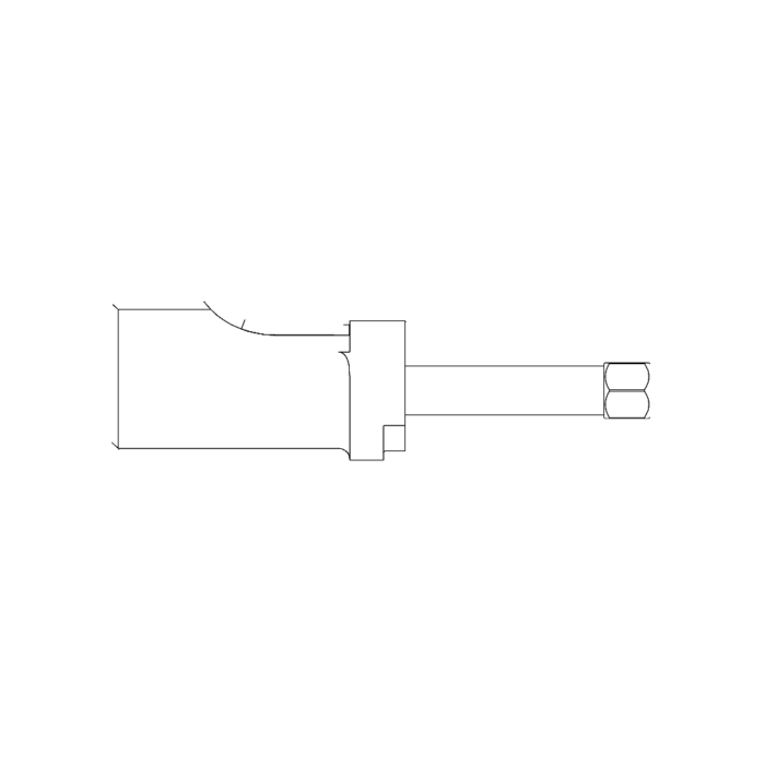 תצוגת מוצר נקייה של ראש סמרור Gage Bilt GS-204D-32OS על רקע לבן - Clean product view of Gage Bilt GS-204D-32OS nose assembly on a white background