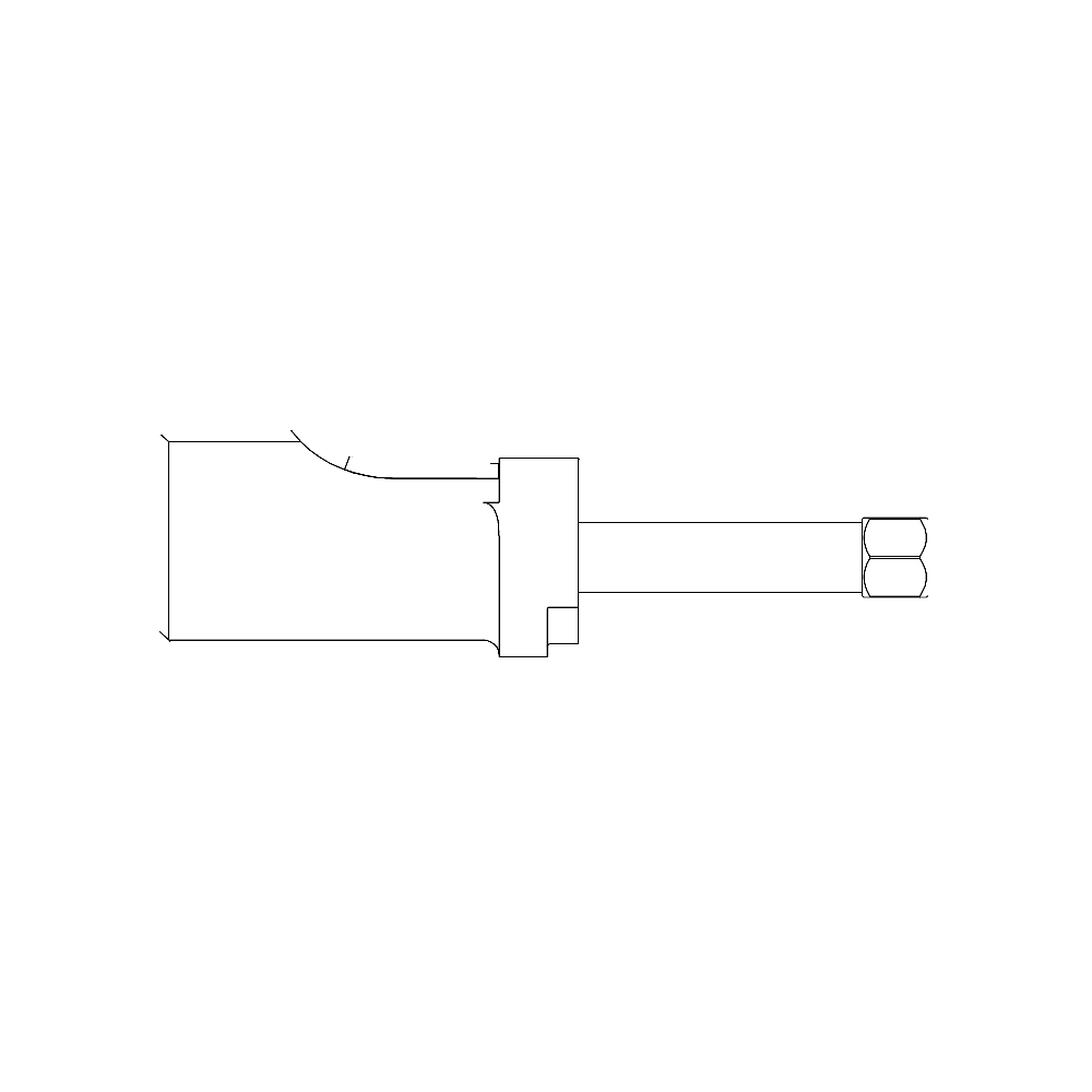 תצוגת מוצר נקייה של ראש סמרור Gage Bilt GS-204D-32OS על רקע לבן - Clean product view of Gage Bilt GS-204D-32OS nose assembly on a white background