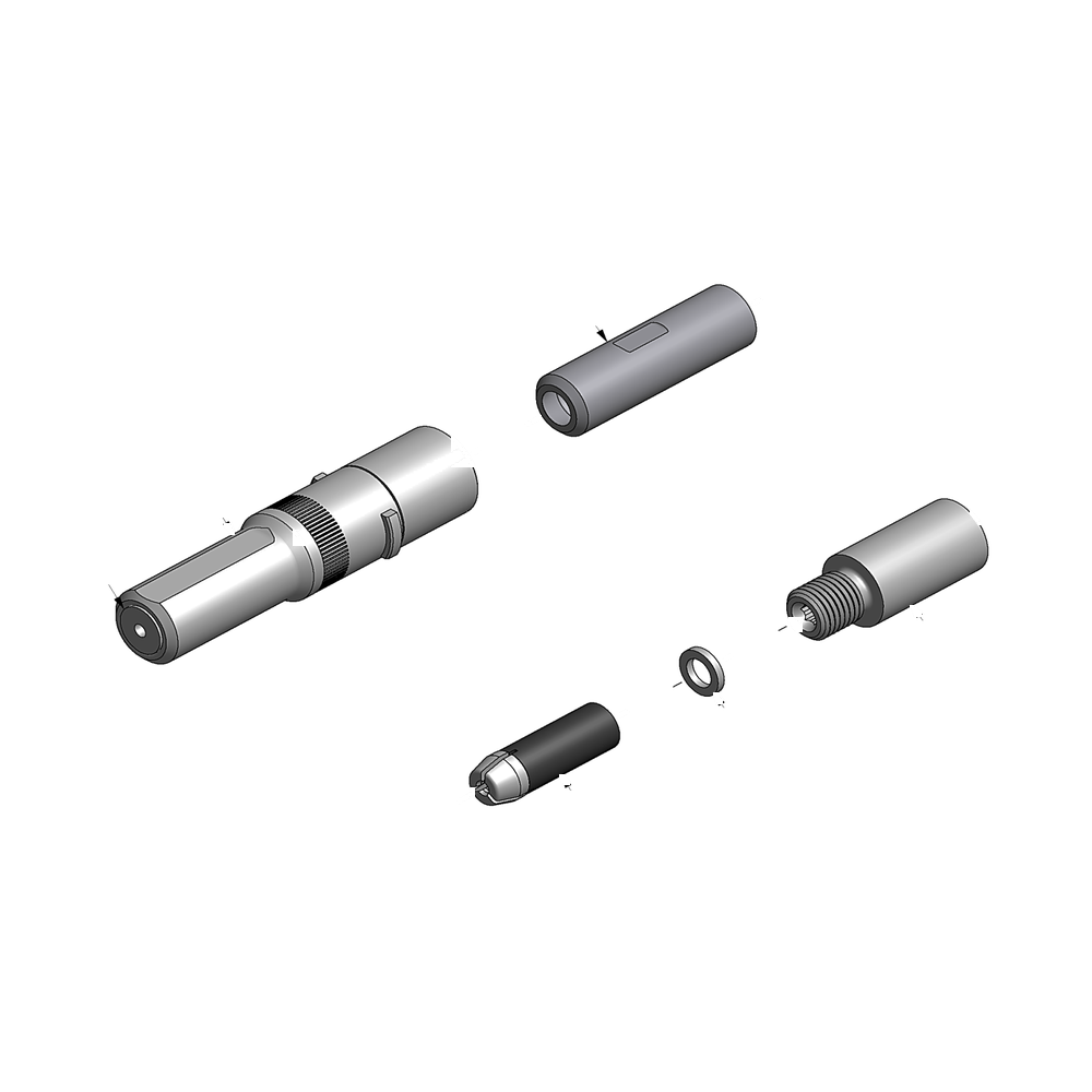מבט מפורק מספר 2 על רכיבי ראש הסמרור Gage Bilt 5C-752C-20 - Exploded component view 2 of Gage Bilt 5C-752C-20 nose assembly