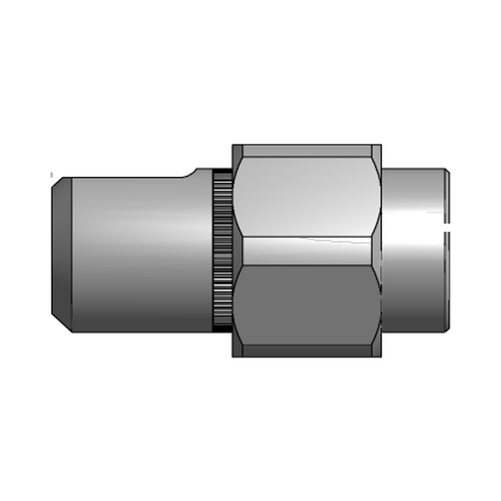 תצוגת מוצר נקייה של ראש סמרור Gage Bilt NAS10-2581-12 על רקע לבן - Clean product view of Gage Bilt NAS10-2581-12 nose assembly on a white background