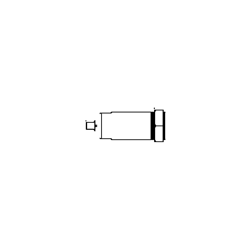 תצוגת מוצר נקייה של ראש סמרור Gage Bilt 4SS-743-20V על רקע לבן - Clean product view of Gage Bilt 4SS-743-20V nose assembly on a white background