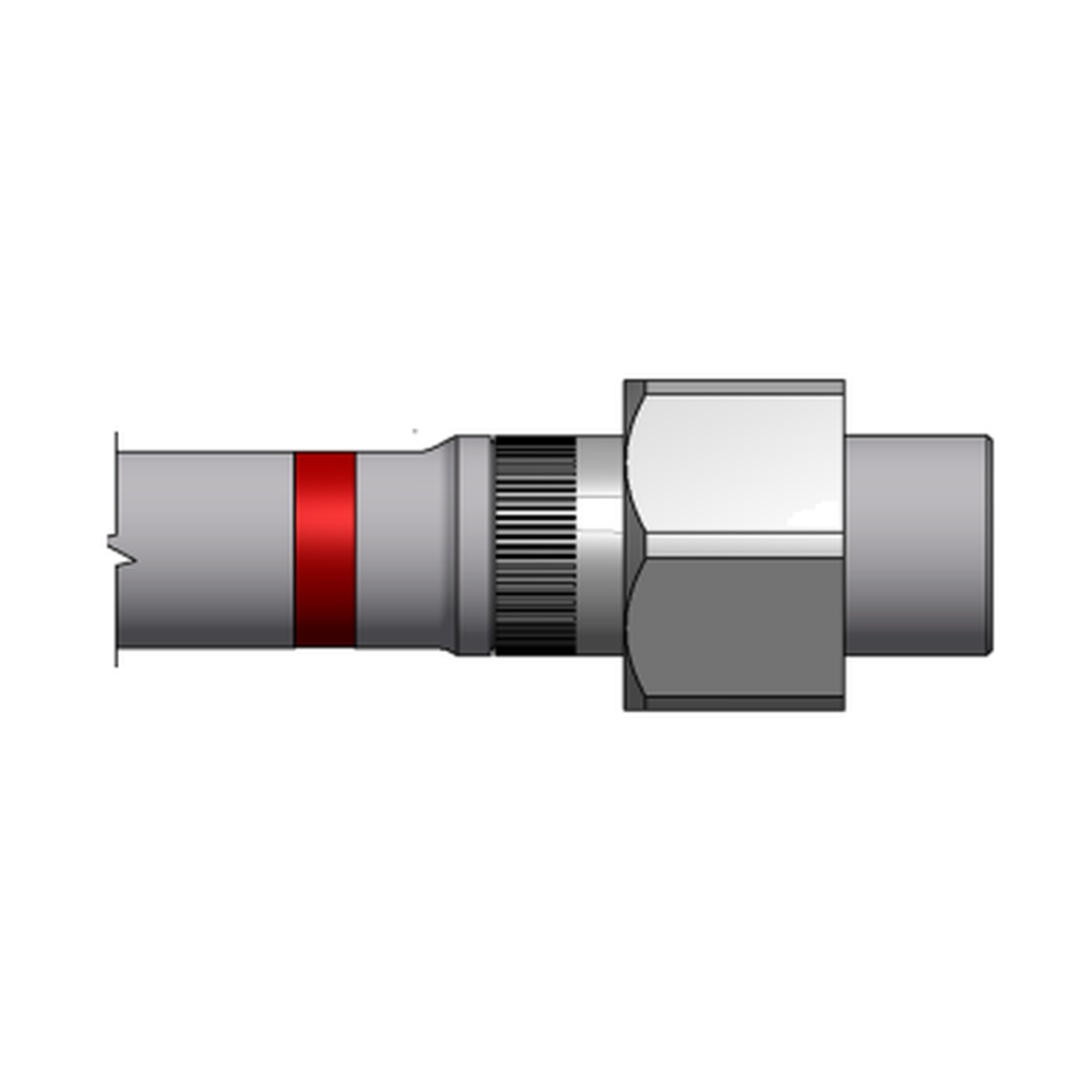 תצוגת מוצר נקייה של ראש סמרור Gage Bilt MLGP5-2480-45 על רקע לבן - Clean product view of Gage Bilt MLGP5-2480-45 nose assembly on a white background