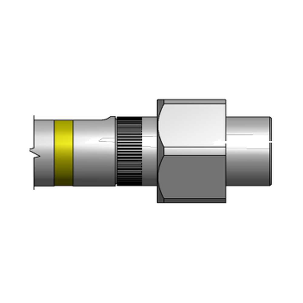 תצוגת מוצר נקייה של ראש סמרור Gage Bilt LGP08-2480-45 על רקע לבן - Clean product view of Gage Bilt LGP08-2480-45 nose assembly on a white background