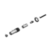 מבט מפורק מספר 2 על רכיבי ראש הסמרור Gage Bilt SB05-704-16 - Exploded component view 2 of Gage Bilt SB05-704-16 nose assembly