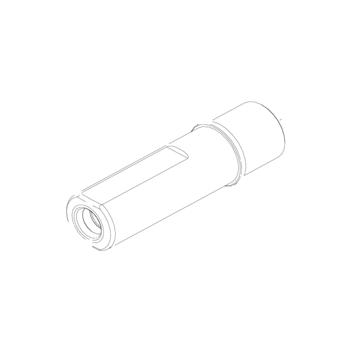 תצוגת מוצר נקייה של ראש סמרור Gage Bilt BOM-756-26 על רקע לבן - Clean product view of Gage Bilt BOM-756-26 nose assembly on a white background