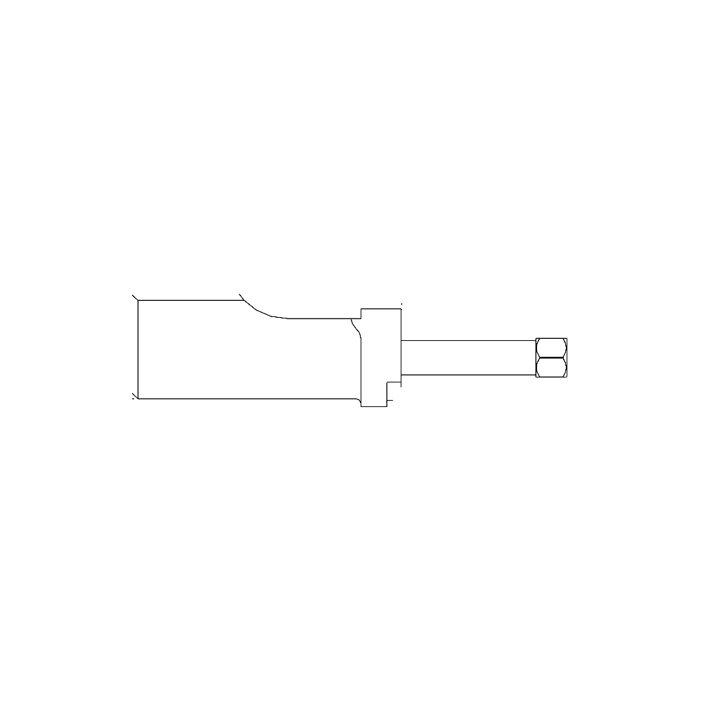 תצוגת מוצר נקייה של ראש סמרור Gage Bilt 456MAX-204B-37 על רקע לבן - Clean product view of Gage Bilt 456MAX-204B-37 nose assembly on a white background