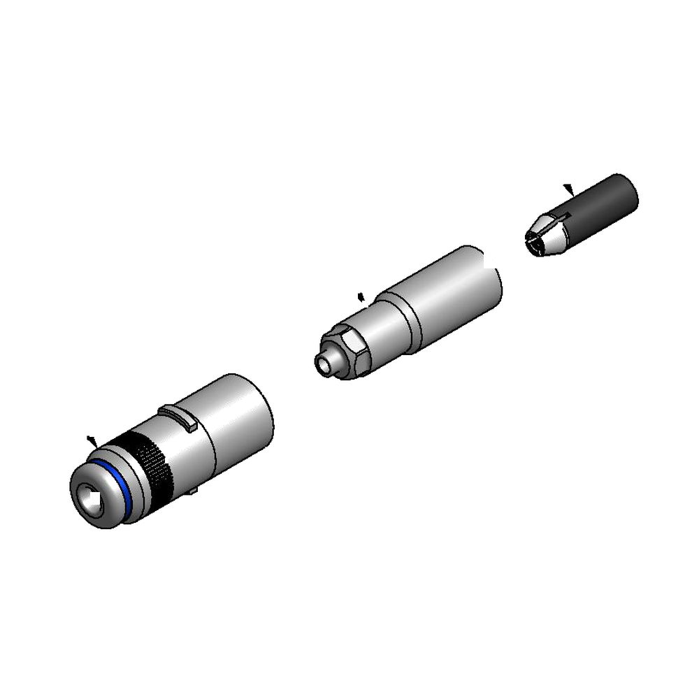 מבט מפורק מספר 2 על רכיבי ראש הסמרור Gage Bilt MGP4-730B-10 - Exploded component view 2 of Gage Bilt MGP4-730B-10 nose assembly
