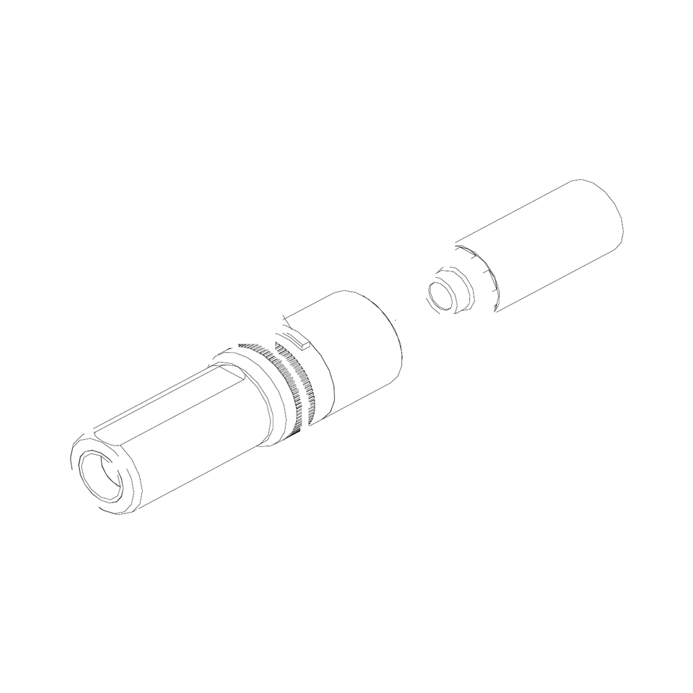 תצוגת מוצר נקייה של ראש סמרור Gage Bilt BL10-755-23 על רקע לבן - Clean product view of Gage Bilt BL10-755-23 nose assembly on a white background