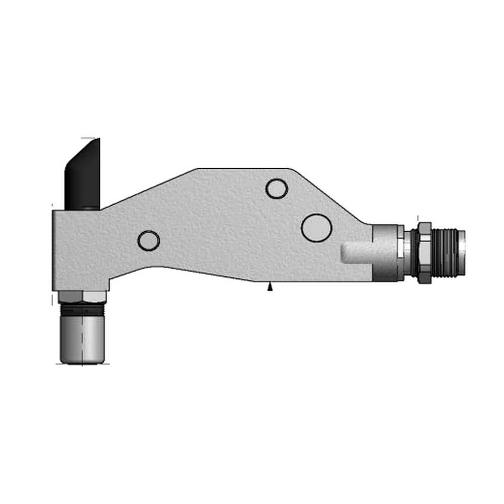 תצוגת מוצר נקייה של ראש סמרור Gage Bilt UBR04-704-54RA על רקע לבן - Clean product view of Gage Bilt UBR04-704-54RA nose assembly on a white background