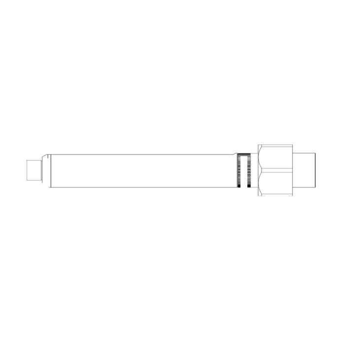 תצוגת מוצר נקייה של ראש סמרור Gage Bilt GS12-752-45 על רקע לבן - Clean product view of Gage Bilt GS12-752-45 nose assembly on a white background