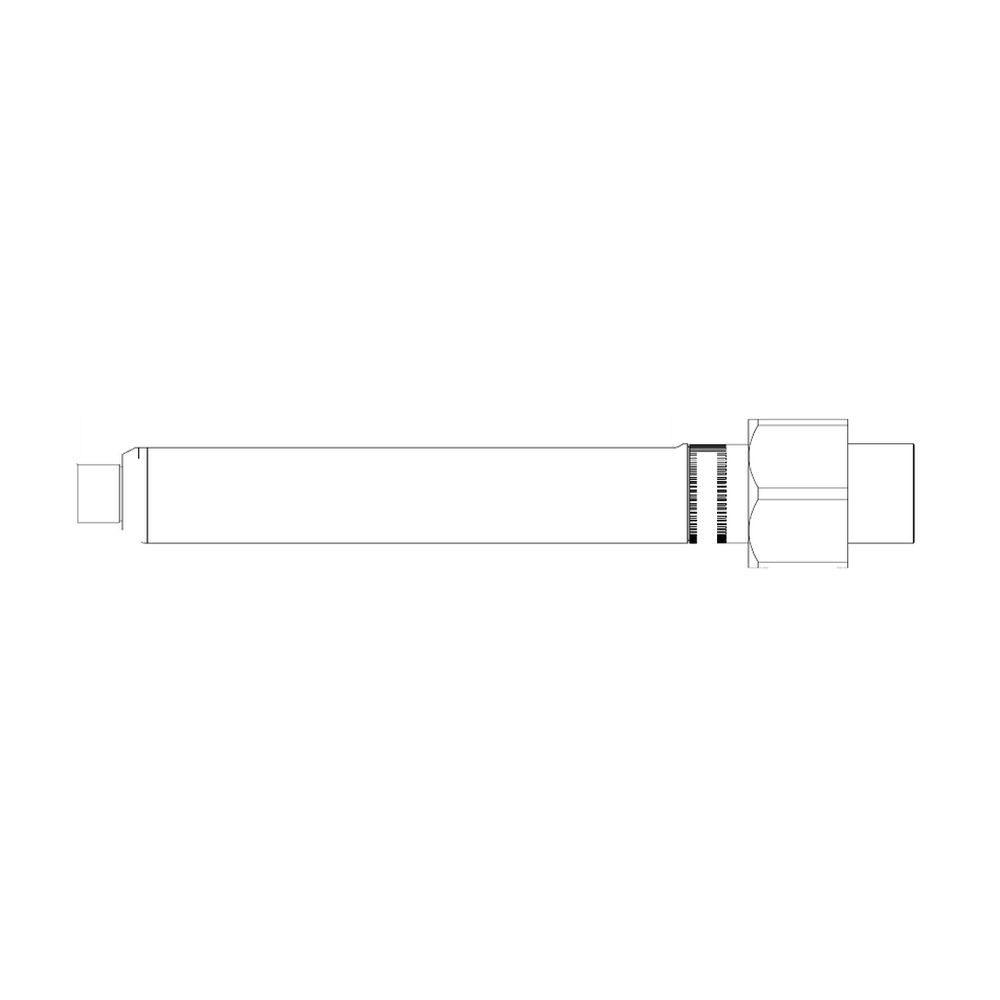 תצוגת מוצר נקייה של ראש סמרור Gage Bilt GS12-752-45 על רקע לבן - Clean product view of Gage Bilt GS12-752-45 nose assembly on a white background