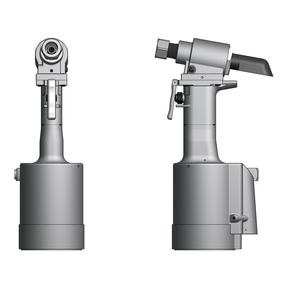 מבט נוסף על כלי סמרור פנאומטי-הידראולי Gage Bilt GB722 - Additional view of the Gage Bilt GB722 pneudraulic rivet tool