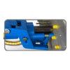 מבט נוסף על מערכת הזנה וסמרור Gage Bilt STRAIGHT FEED-N-SWAGE - Additional view of the Gage Bilt STRAIGHT FEED-N-SWAGE feed-and-swage system