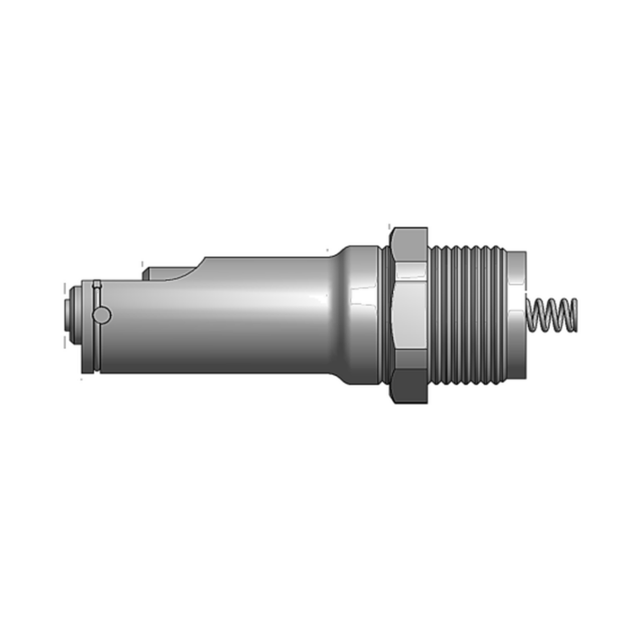 תצוגת מוצר נקייה של ראש סמרור Gage Bilt 3C-704A-16 על רקע לבן - Clean product view of Gage Bilt 3C-704A-16 nose assembly on a white background