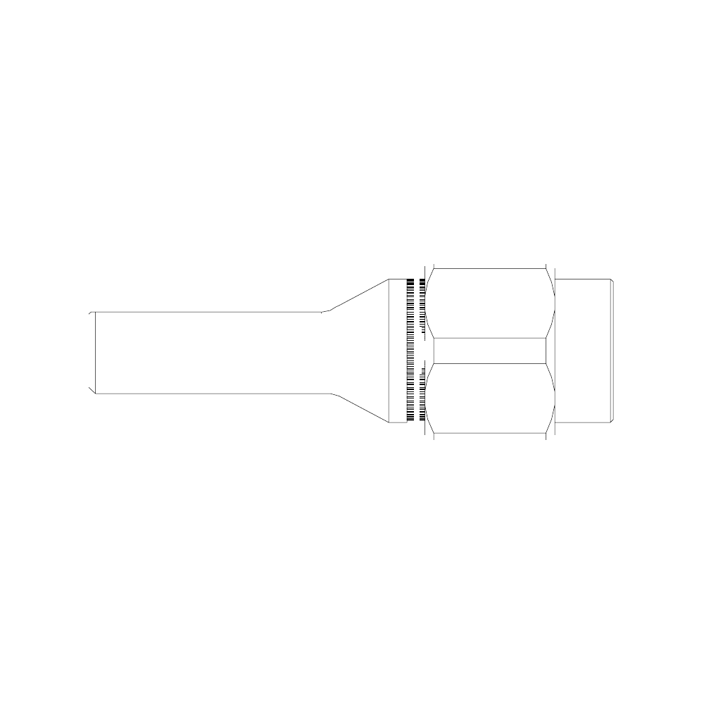 תצוגת מוצר נקייה של ראש סמרור Gage Bilt UAB-745C-23 על רקע לבן - Clean product view of Gage Bilt UAB-745C-23 nose assembly on a white background