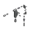 מבט מפורק מספר 2 על רכיבי ראש הסמרור Gage Bilt MG06-713A-58RA - Exploded component view 2 of Gage Bilt MG06-713A-58RA nose assembly
