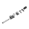 מבט מפורק מספר 2 על רכיבי ראש הסמרור Gage Bilt NAS12-205A-31 - Exploded component view 2 of Gage Bilt NAS12-205A-31 nose assembly