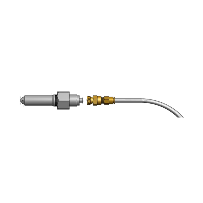 תצוגת מוצר נקייה של ראש סמרור Gage Bilt 06MAX-752-23VT על רקע לבן - Clean product view of Gage Bilt 06MAX-752-23VT nose assembly on a white background