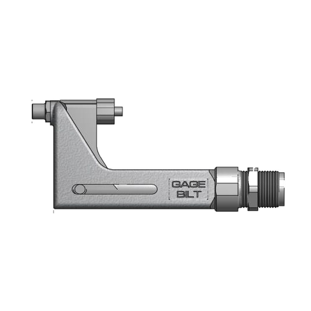 תצוגת מוצר נקייה של ראש סמרור Gage Bilt 6N-704A-40OS על רקע לבן - Clean product view of Gage Bilt 6N-704A-40OS nose assembly on a white background
