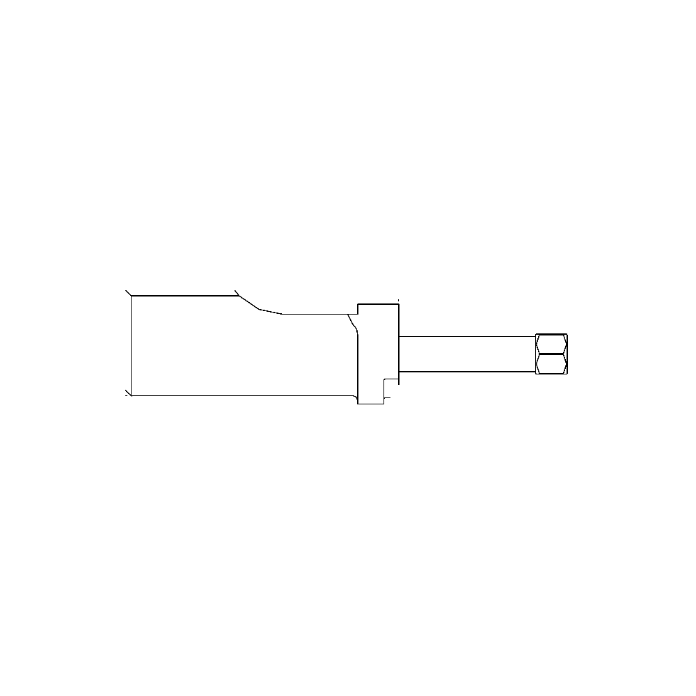 תצוגת מוצר נקייה של ראש סמרור Gage Bilt A-204C-37OS על רקע לבן - Clean product view of Gage Bilt A-204C-37OS nose assembly on a white background