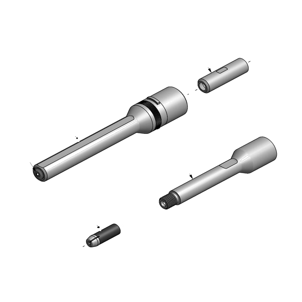 מבט מפורק מספר 2 על רכיבי ראש הסמרור Gage Bilt 4A-745C-48 - Exploded component view 2 of Gage Bilt 4A-745C-48 nose assembly