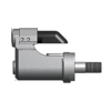 תצוגת מוצר נקייה של ראש סמרור Gage Bilt NAS06-206G-25OS על רקע לבן - Clean product view of Gage Bilt NAS06-206G-25OS nose assembly on a white background