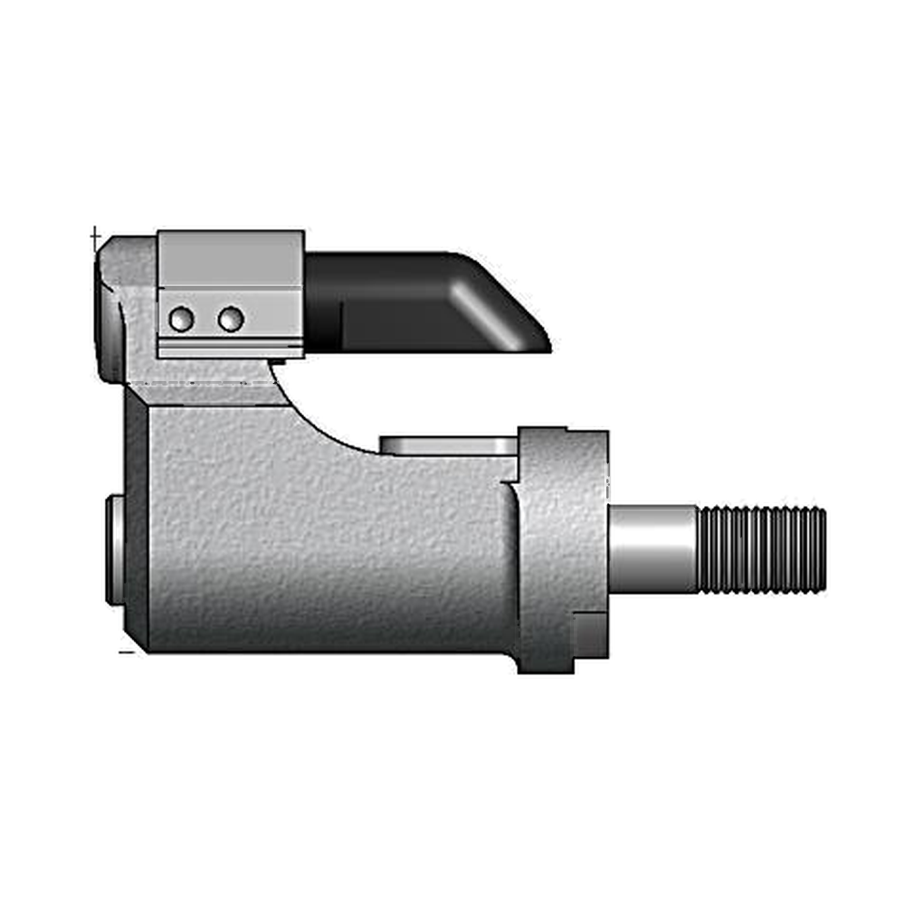 תצוגת מוצר נקייה של ראש סמרור Gage Bilt NAS06-206G-25OS על רקע לבן - Clean product view of Gage Bilt NAS06-206G-25OS nose assembly on a white background