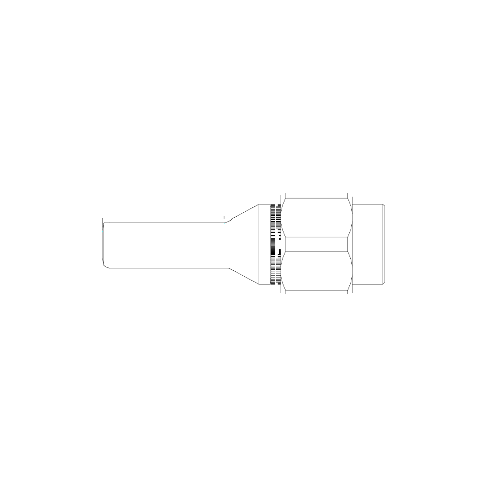 תצוגת מוצר נקייה של ראש סמרור Gage Bilt NAST05-353B-23 על רקע לבן - Clean product view of Gage Bilt NAST05-353B-23 nose assembly on a white background