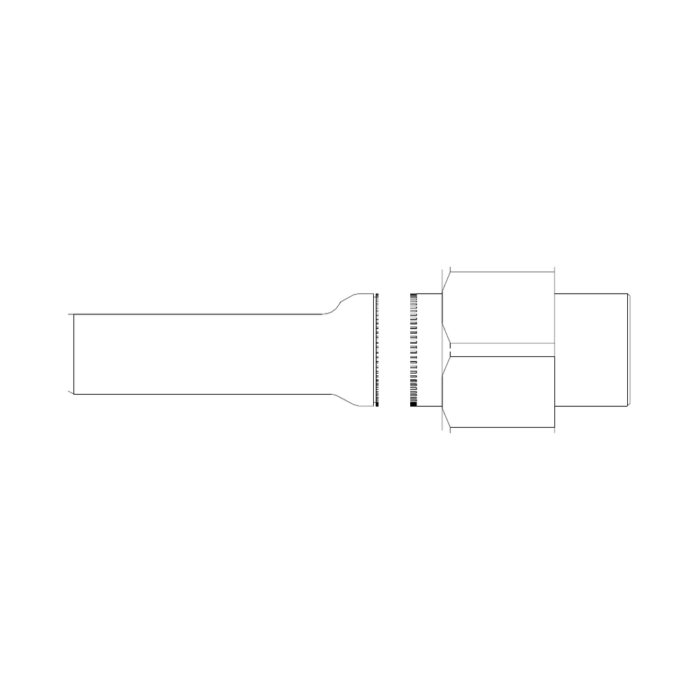 תצוגת מוצר נקייה של ראש סמרור Gage Bilt MS-352B-25 על רקע לבן - Clean product view of Gage Bilt MS-352B-25 nose assembly on a white background