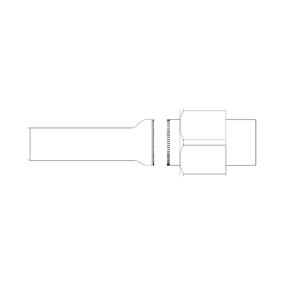 תצוגת מוצר נקייה של ראש סמרור Gage Bilt MS-352B-25 על רקע לבן - Clean product view of Gage Bilt MS-352B-25 nose assembly on a white background