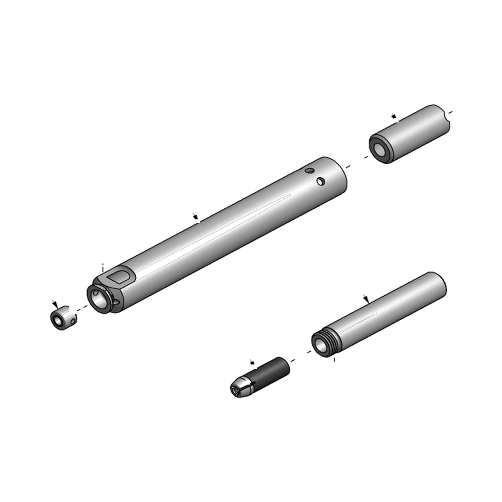 מבט מפורק מספר 2 על רכיבי ראש הסמרור Gage Bilt 8C-740B-52 - Exploded component view 2 of Gage Bilt 8C-740B-52 nose assembly