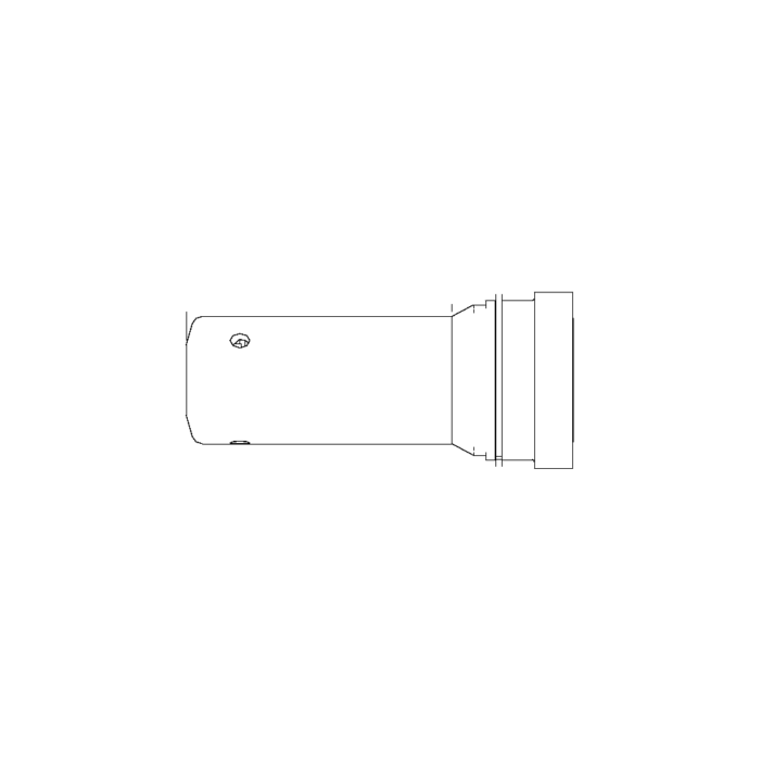 תצוגת מוצר נקייה של ראש סמרור Gage Bilt HP16-7624-40 על רקע לבן - Clean product view of Gage Bilt HP16-7624-40 nose assembly on a white background