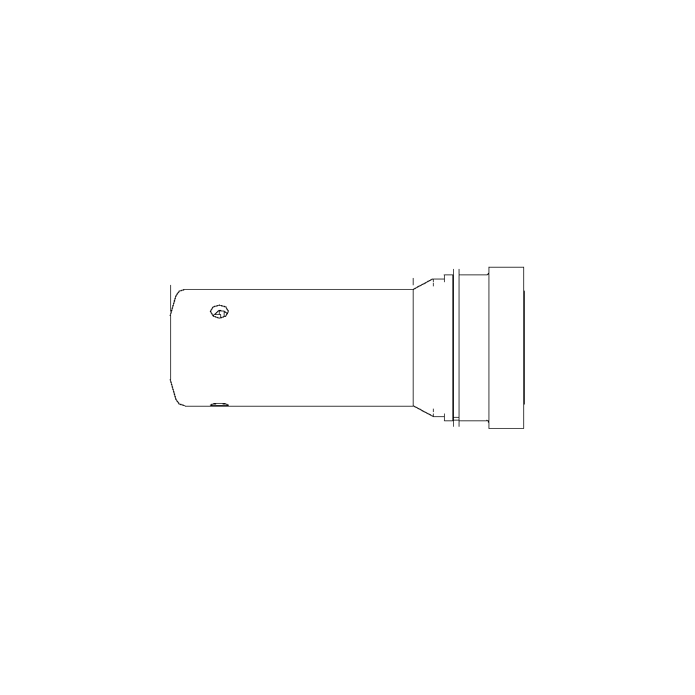 תצוגת מוצר נקייה של ראש סמרור Gage Bilt HP16-7624-40 על רקע לבן - Clean product view of Gage Bilt HP16-7624-40 nose assembly on a white background