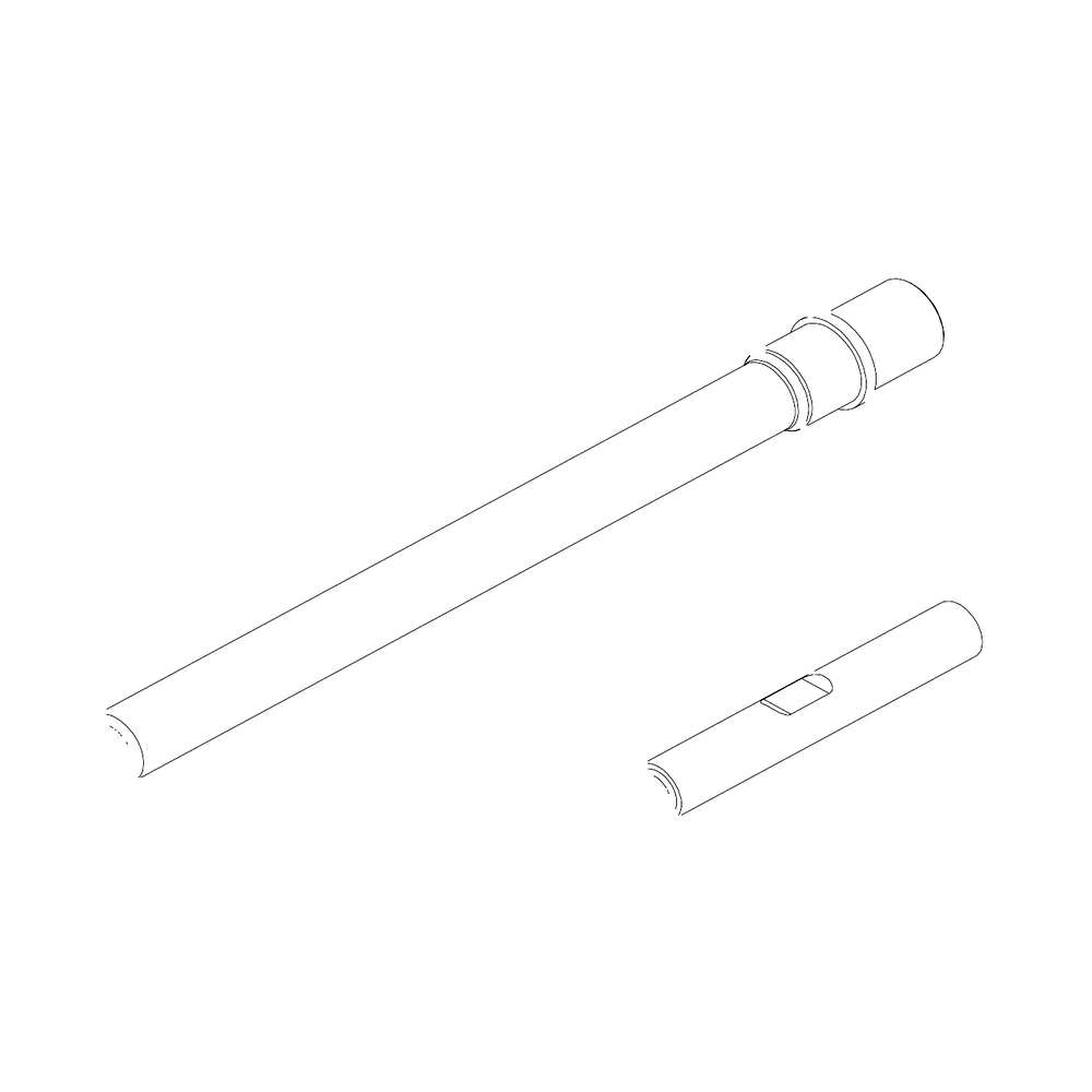 תצוגת מוצר נקייה של ראש סמרור Gage Bilt SMLS-752B-80 על רקע לבן - Clean product view of Gage Bilt SMLS-752B-80 nose assembly on a white background